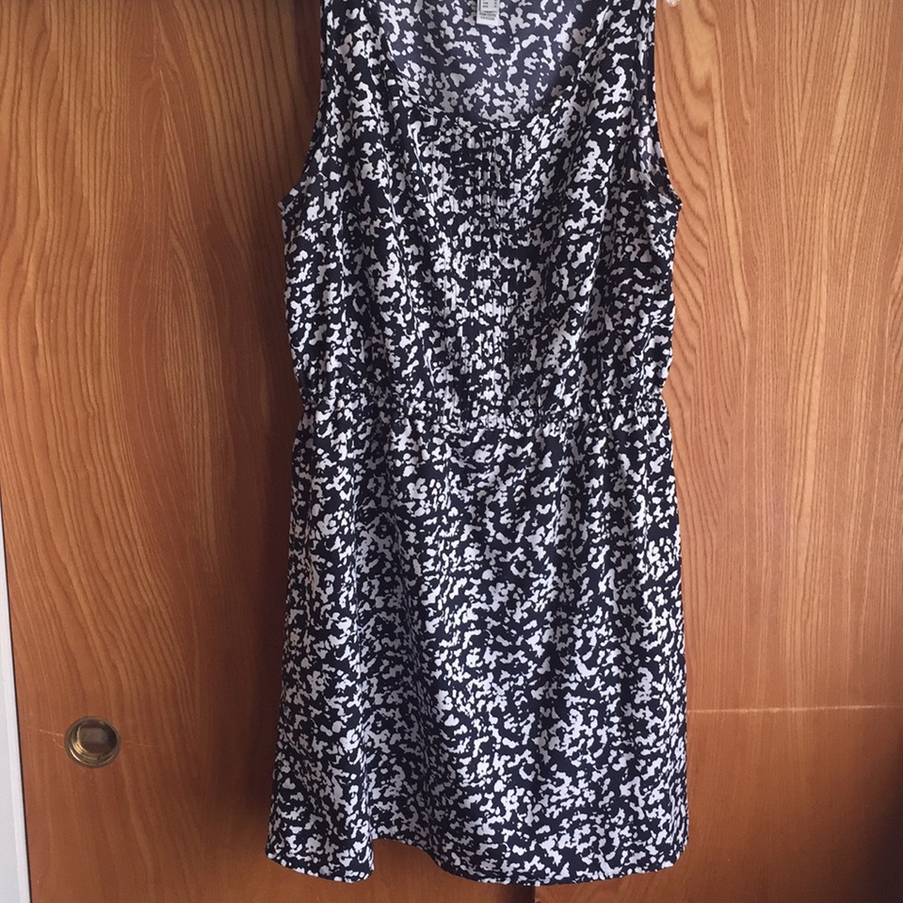 MNG By Mango Black and white dress